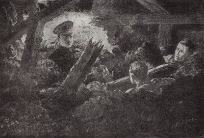 Second Lieutenant Cecil Calvert Unearths and Rescues Two Men from a Mine Gallery Which Had Fallen In, 6 September 1915 by H. Ripperger